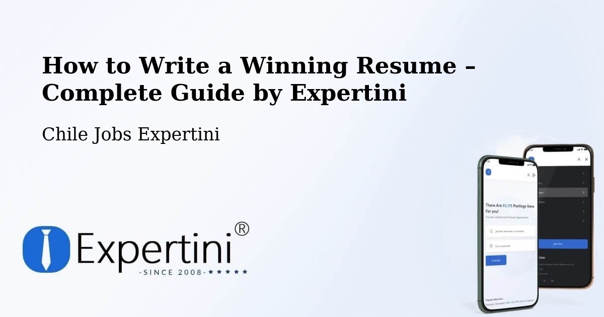 Resume Writing Guide for Job Seekers – Iquique - Iquique, Chile Jobs Expertini